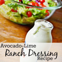 Avocado-Lime Ranch Dressing Recipe