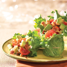 Avocado Salad in Lettuce Wraps Recipe