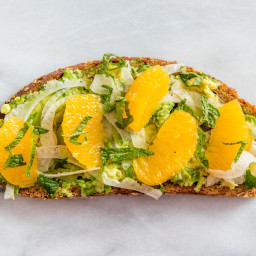 Avocado Toast With Citrus Suprèmes and Slivered Fennel Recipe