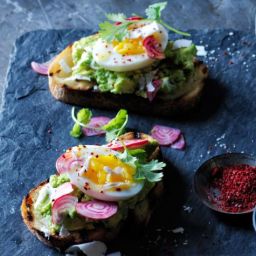 Avocado Toast with Soft-Boiled Eggs