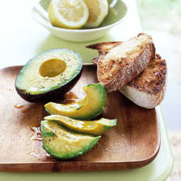 Avocado with Lemon and Olive Oil