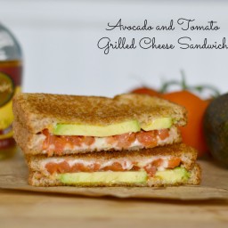 Avocado and Tomato Grilled Cheese Sandwich