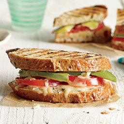 Avocado and Tomato Grilled Cheese Sandwiches
