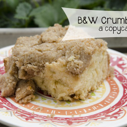 B and W Crumb Cake (Copycat Recipe)