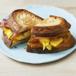 B.E.G. Sandwiches (Bacon-Egg Griddle Sandwiches)