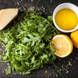 Baby Arugula Salad + Lemon Vinaigrette Recipe