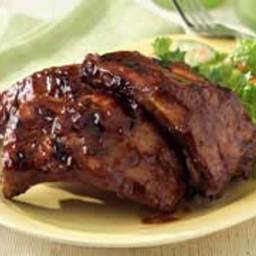 Baby Back Steam Grilled Barbecue Ribs