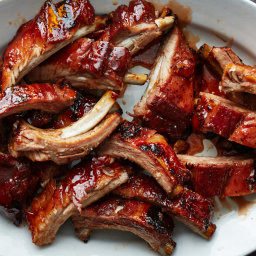 Baby Back Ribs With Sweet and Sour Glaze