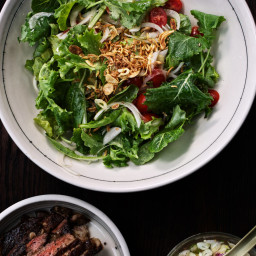 Baby Kale and Steak Salad
