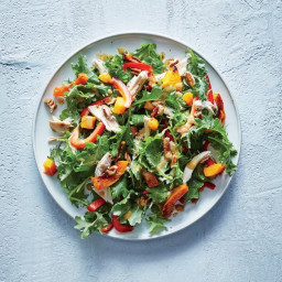 Baby Kale, Butternut, and Chicken Salad