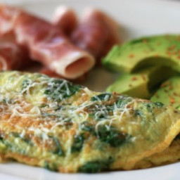 Baby Spinach Omelet Recipe