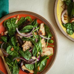 Baby Spinach Salad With Dates and Almonds