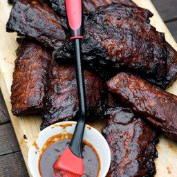 Backyard Barbecue Ribs with Dr. Pepper Barbecue Sauce
