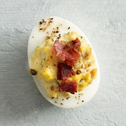 Bacon and Blue Cheese Deviled Eggs
