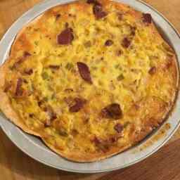 Bacon and Cheddar Cheese Quiche