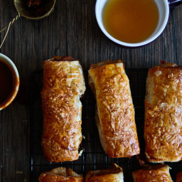Bacon and Cheese Sausage Rolls