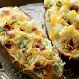Bacon and Cheese Twice-Baked Potato