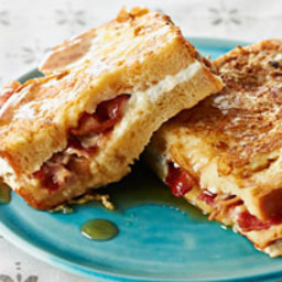 Bacon and Cream Cheese-Stuffed French Toast