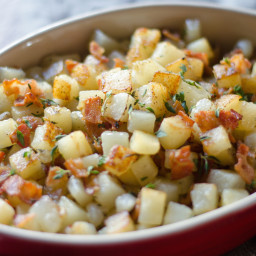 Bacon and Pancetta Potatoes