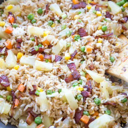 Bacon and Pineapple Fried Rice