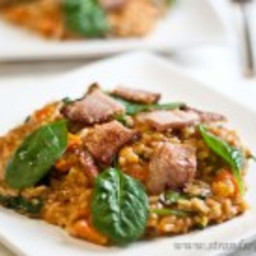 Bacon and Spinach Risotto