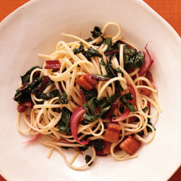 Bacon and Swiss Chard Pasta