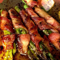 Bacon asparagus wrap