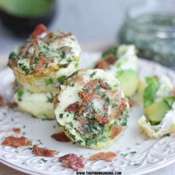 Bacon Avocado Ranch Egg Muffins {Paleo and Whole 30 compliant}