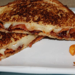 Bacon BBQ Grilled Cheese Sandwich