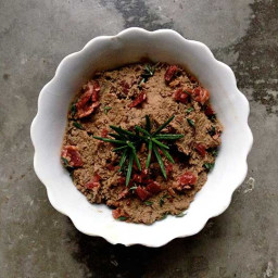 Bacon-Beef Liver Pâté with Rosemary and Thyme