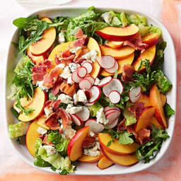 Bacon, Blue Cheese and Nectarine Salad