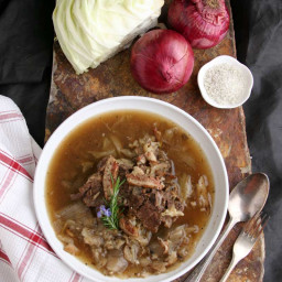Bacon Cabbage Chuck Roast Stew: Paleo Comfort Food!