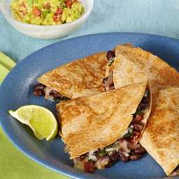 Bacon Chard Quesadillas for Two