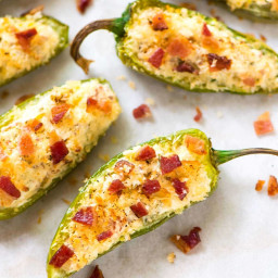 Bacon Cheddar Jalapeno Poppers Appetizers