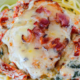 Bacon & Cheese Smothered Chicken