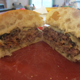 Bacon & Cheese Stuffed Burger