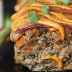 Bacon Chorizo Chipotle Smothered Meatloaf