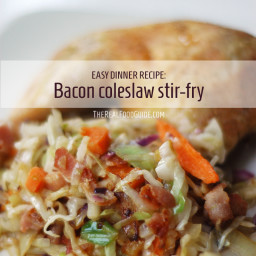 Bacon coleslaw stir-fry