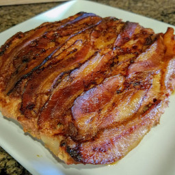 Bacon Covered Meatloaf on the Traeger!