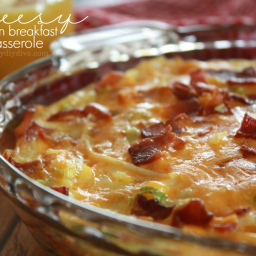 Bacon, Egg, Cheese and Hashbrown Breakfast Casserole