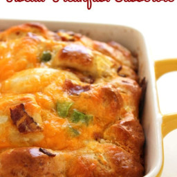 Bacon Egg & Cheese Biscuit Breakfast Casserole