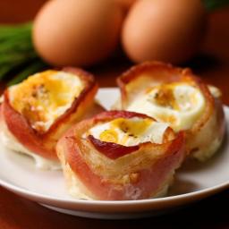 Bacon Egg Cups Recipe by Tasty