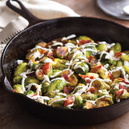 Bacon-Horseradish Brussels Sprouts