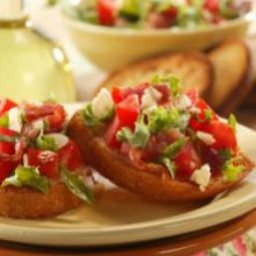 Bacon, Lettuce and Tomato Brushetta