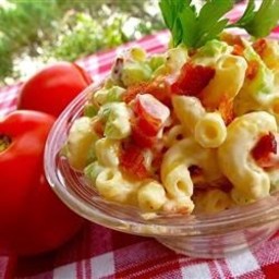 Bacon, Lettuce, and Tomato Macaroni Salad Recipe