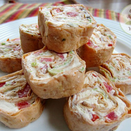Bacon, Lettuce and Tomato Pinwheel Appetizers