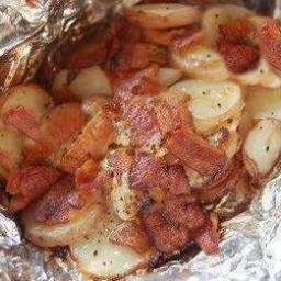Bacon & Onion Foil Packet Potatoes