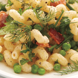 Bacon, Pea, and Fresh Herb Pasta