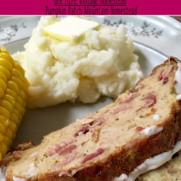 Bacon Ranch Chicken Meatloaf
