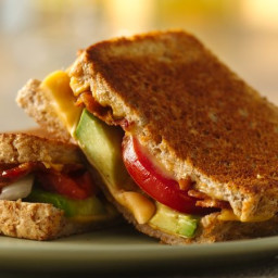 Bacon, Tomato and Avocado Grilled Cheese
